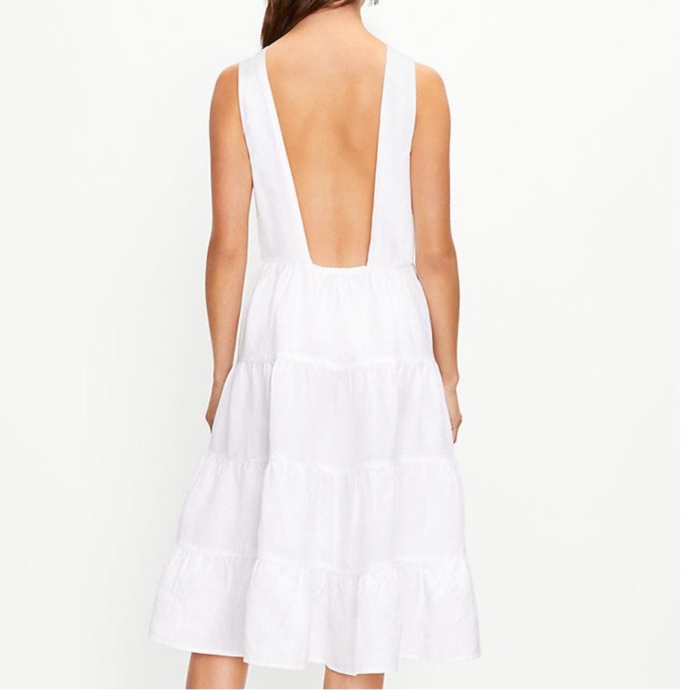 LOFT Open Back Beach Dress